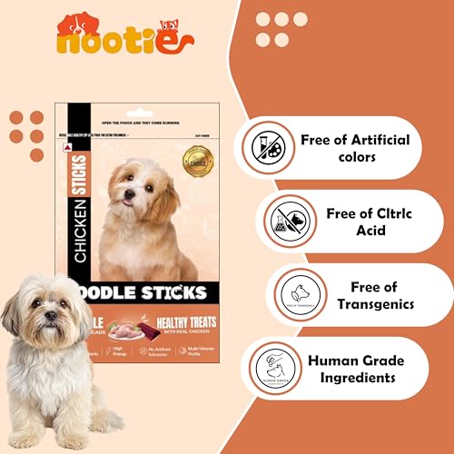 Image of Doodle Sticks Suitable for All Breads Healthy Treats with Real Chicken (Chicken Sticks)