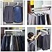 Closet Clothes Hanger Rail,Pull-Out Closet Rod 30-60cm,Wardrobe Clothing Rail,Closet Organizer Rack for Pants and Coat (350MM/13.7INCH)