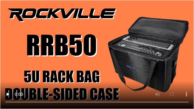 Amazon.com: Rockville RRB50 5U Rack Bag Double-Sided 12