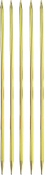 Weabetfu Aluminum Double Pointed Knitting Needles Colored Metal Knitting Needle 7-inch18cm Length for Handmade DIY Knitting Yarn Projects,US Size 22.75mm