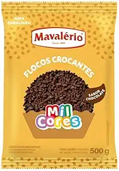CROCANTE FLOCOS CHOCOLATE 500G MAVALÉRIO