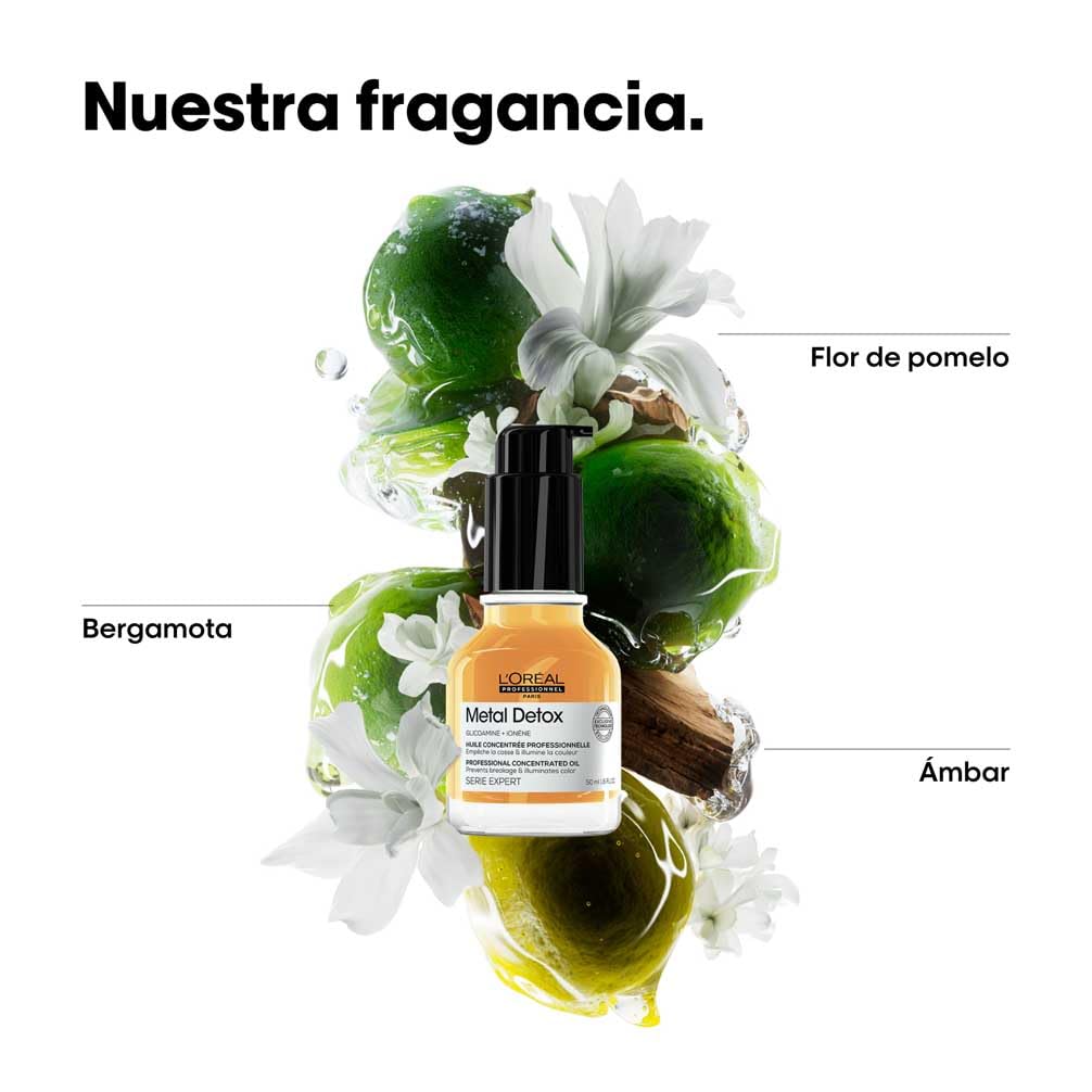 L'Oréal Professionnel Metal Detox Aceite Concentrado Protector Térmico Anti-Rotura 50 ml