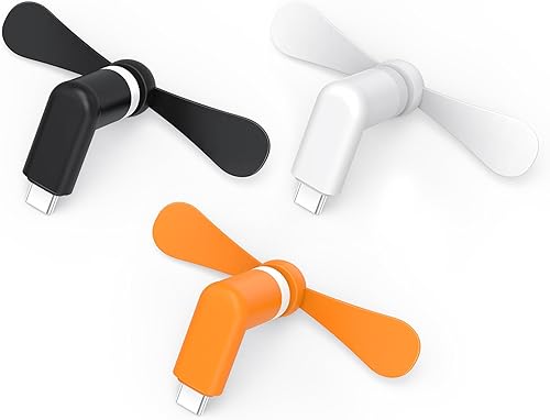 Miniatura 24 de Ventilador, paquete de 6 mini ventiladores de teléfono celular, portátil, colorido y potente, compatible con iPhone 14/14Pro Max/13/13 Pro Max/12/12