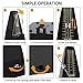 AODSK Mechanical Metronome Black Universal Metronome for Piano Guitar Violin Drums and Other Instruments Standard Loud Sound-Black