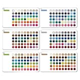 Weiche Sommer-Farbpalette | Karte 6-teilig Match Saisonale Tragbare Pa