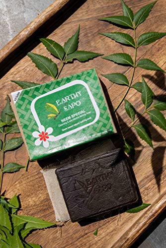 Earthy Sapo Handmade Neem Special Cleansing & Anti Infective Bathing Soap 3.52 Oz/ 100 G (Pack Of 1) #TOP3