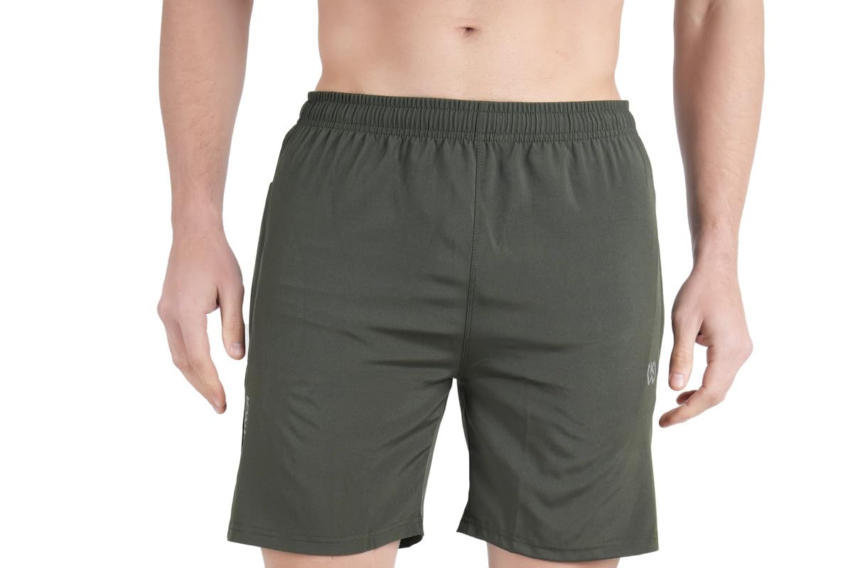 KWINGS Men Sports Regular Shorts Stretchable Comfortable Soft Gym, Running Shorts
