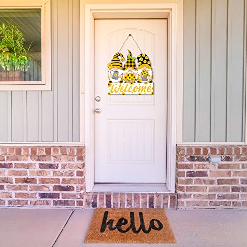Panelee-Sunflower-Gnomes-Welcome-Sign-Summer-Welcome-Hanging-Decorations-Wreath-Wooden-Hanging-Door-Sign-with-Ropes-for-Porch-Front-Door-Decor-Wedding-Dinner-Home-Garden-Kitchen-Decor Panelee Sunflower Gnomes Welcome Sign Summer Welcome Hanging Decorations Wreath Wooden Hanging Door Sign with Ropes for Porch Front Door Decor Wedding Dinner Home Garden Kitchen Decor