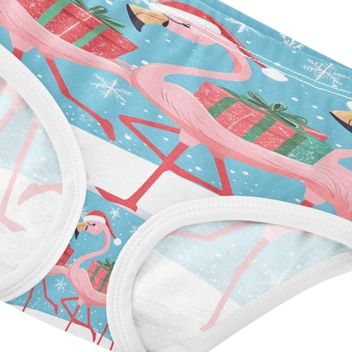 Christmas Pink Flamingos Snowflake Toddler Girls's Underwear 2T 202b86304