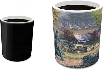 Morphing Mugs Thomas Kinkade Homecoming Hero 11 oz Heat Sensitive Mug Ceramic Color Changing Coffee Tea Mug Officially Licensed Collectible MMUG716