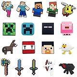 【18 Stück Comic-Schuhspikes】 18 verschiedene Designs von Comic-Schuhzubehör. Reiches Muster und ausreichende Menge, um mit Familie und Freunden zu tragen. Die Schuhverzierungen sind klein und niedlich, leicht, einfach zu tragen, können in Taschen und Beutel gesteckt werden, die Größe ist für die meisten Arten von Schuhen geeignet.