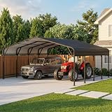 EASYHAWK 20×20 ft Metal Carport