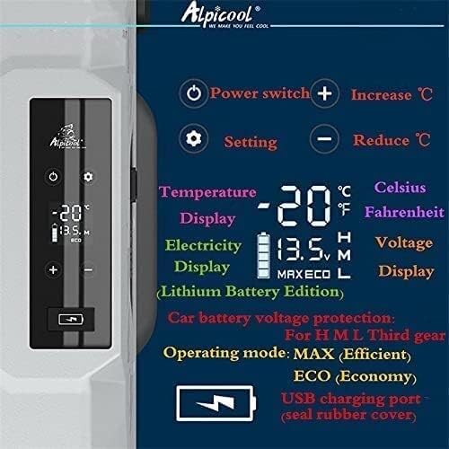 Piccolo Frigorifero Frigo for Auto Frigo Dispositivo di Raffreddamento 30/40/50L 12V Mini Frigo Portatile Compressore Congelamento Piccolo (Size : 30l)