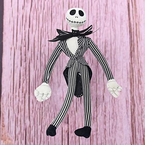 Halloween Nightmare Before Christmas Doll,Jack Plush Toy,Plush Stuffed Toys Christmas Doll Cute Ghtmare Before Christmas Ornament Home Office Stuffed Animal Doll Decoration Gift