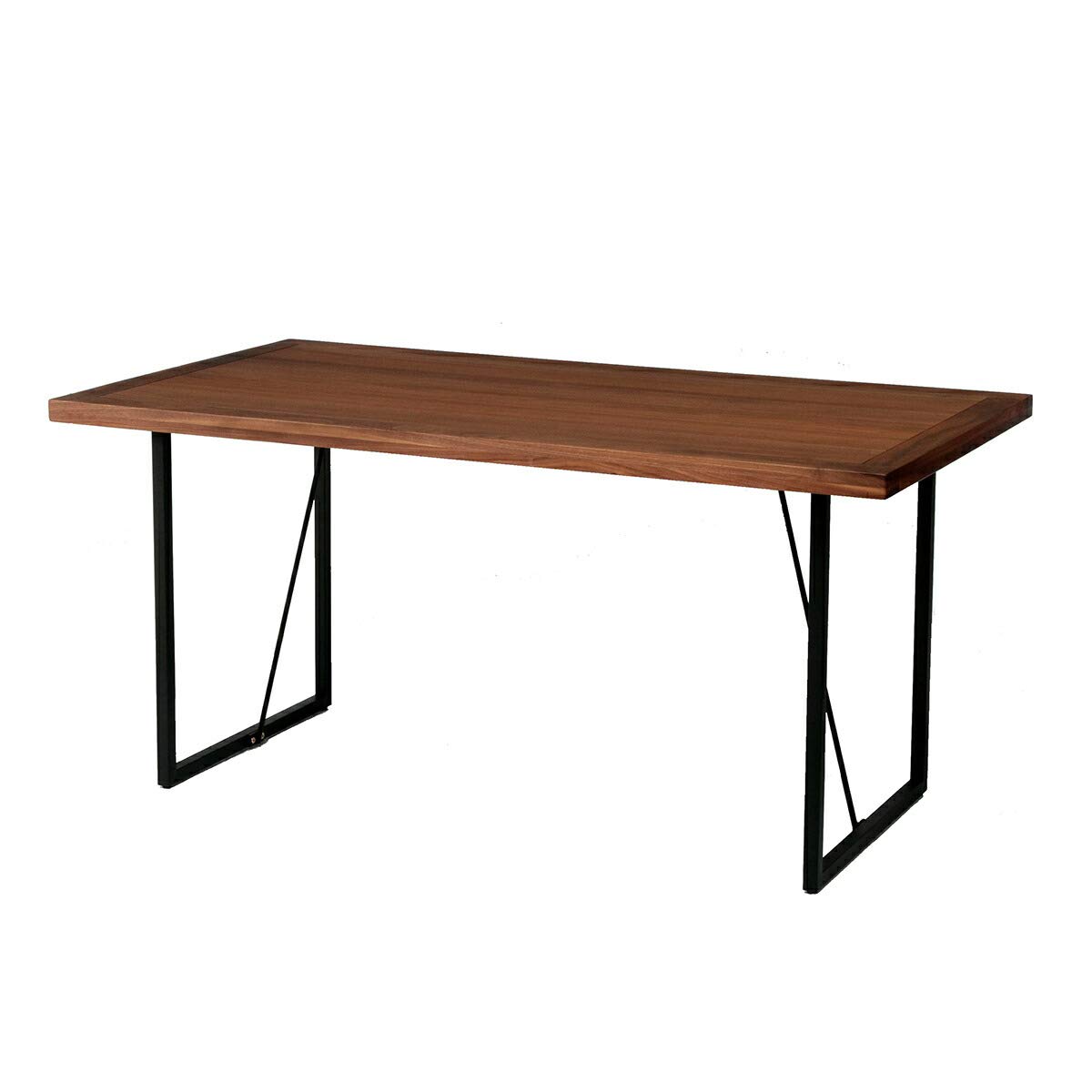 Amazon｜ダイニングテーブル 4人用 クリスタ 80×150cm ウォールナット