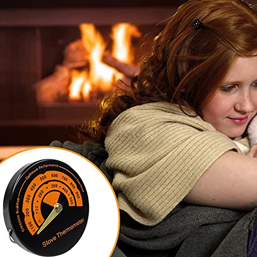 FUFRE Termómetro magnético de horno para todas las barbacoas, ahumadores, hornos y carros, analógico, accesorios de barbacoa - imagen 3