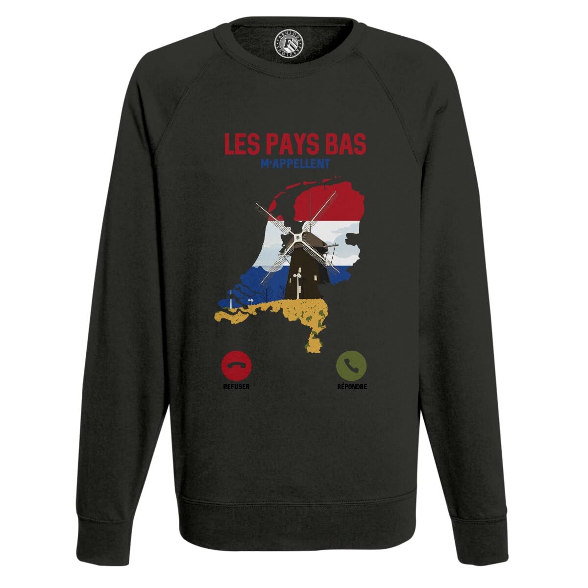 Sweat Shirt Les Pays Bas m'appellent idéal pour le tourisme - 4