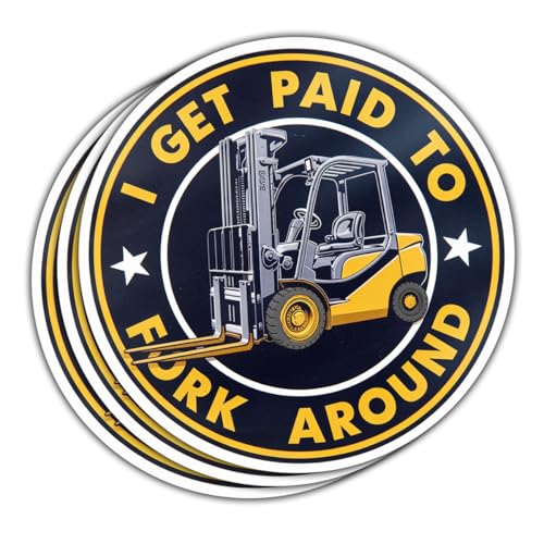 3 Pcs I Get Paid to Fork Around Stickers