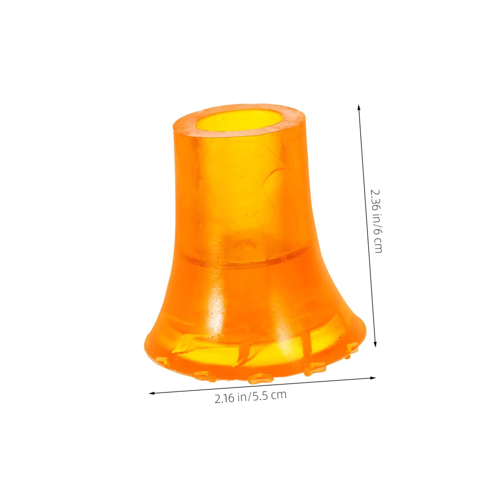 Ipetboom 4Pcs Non Skid Walking Cane Tips Durable Plastic Replacement Feet for Crutches and Trekking Poles Lightweight Easy to Install for Stability Any Surface