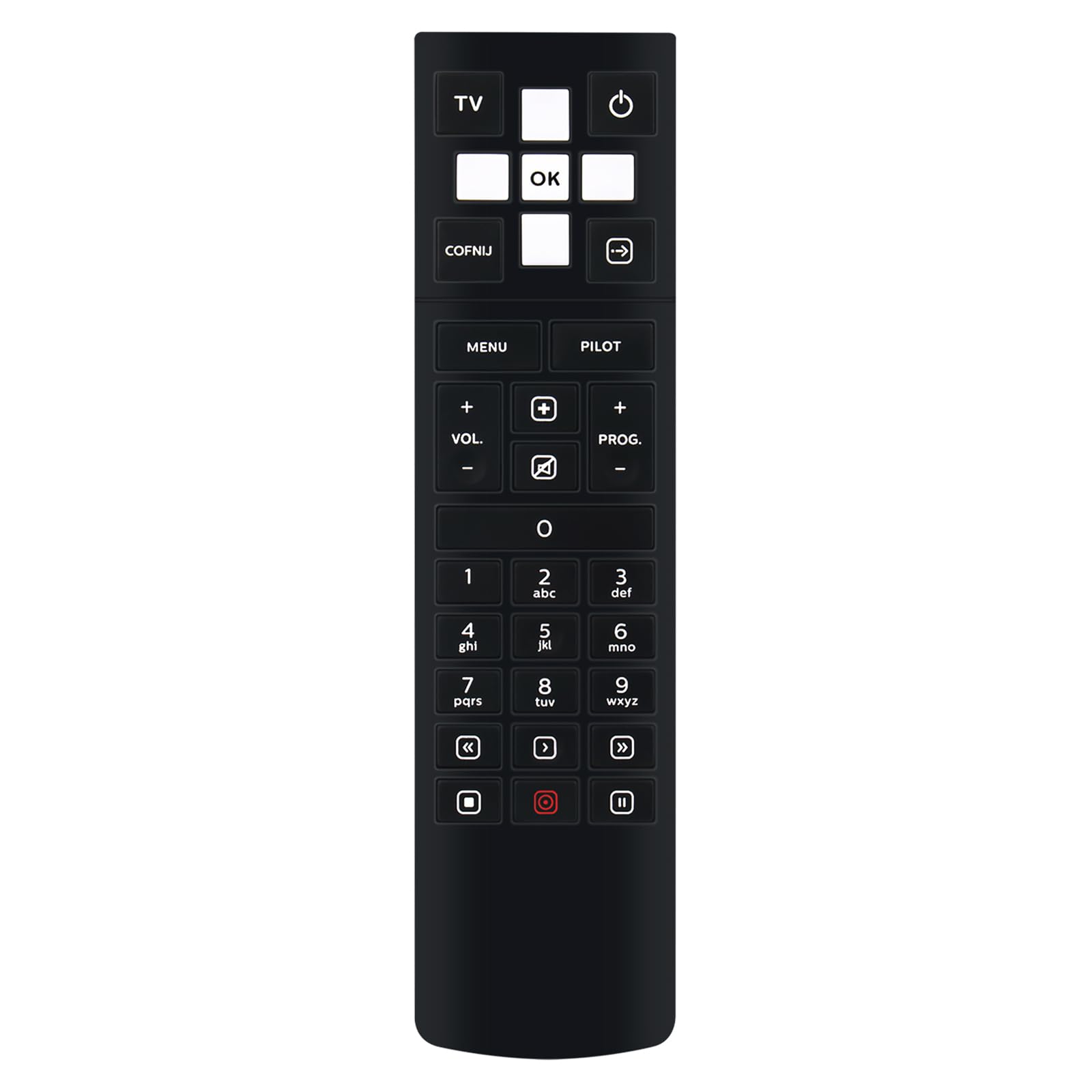 Replacement Remote Control, Fit for PILOT CYFRA+ SAGEMCOM HD DSI 83 WiFibox+ Canal+ Cyfra+ NC+ Wifibox i Premiumbox SAGEMCOM DSI83 DSI87 DSIW74 CYFRA+ NC+