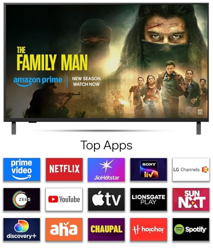 Image of LG 108 cm (43 inch) 4K UHD AI Smart LED TV / 43UA83006LA | α7 AI Processor Gen8 | Filmmaker Mode | Dolby Atmos | 2025 Model