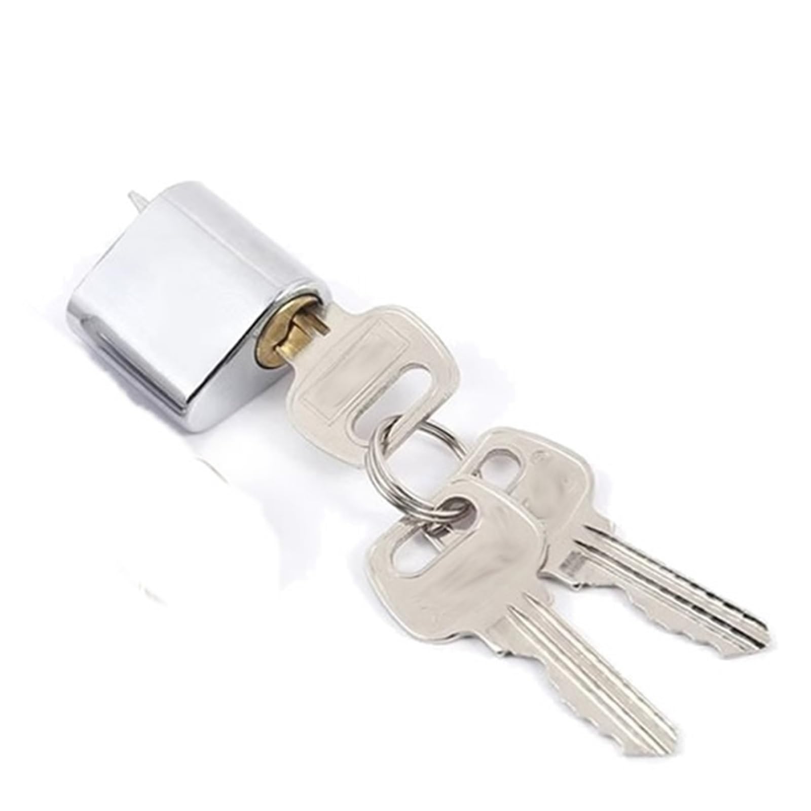 Serrure de porte universelle cylindre 30mm en cuivre et aluminium avec clés différentes pour entrée