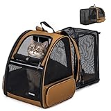Cat Backpack,Expandable Cat Carrier Backpack, Dog...