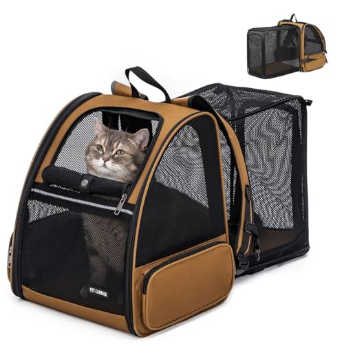 Cat Backpack,Expandable Cat Carrier Backpack,...