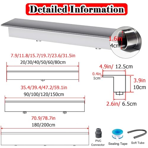 Bassin à koï cascade extérieure durable 65 cm en inox - 6