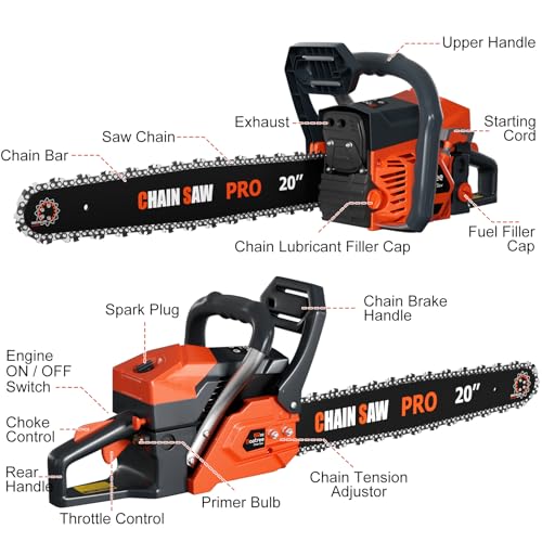62cc Professional Chainsaw with Anti-Vibration