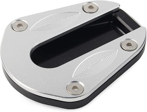 Miniatura 5 de FSFY Soporte Del Motor Pie Lateral Soporte Ampliador Placa Kickstand Pad para BENELLI TRK 502 Negro