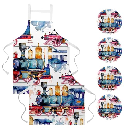 Tablier de serveuse imperméable avec 4 broches pour le nettoyage de la maison