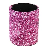 Portapenne Da Scrivania Rosa Con Maniglia A Cuore - Organizer Per Pennelli E Accessori Ufficio