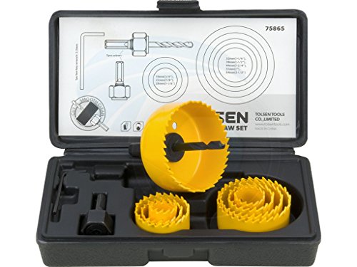 11pcs Hole Saw Pilot Drill Bit Kits for Plywood Drywall Wood Plastic