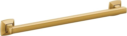 Miniatura 2 de Moen YG5118BG Voss Collection - Barra de agarre de seguridad para baño de acero inoxidable de 18 pulgadas, color dorado