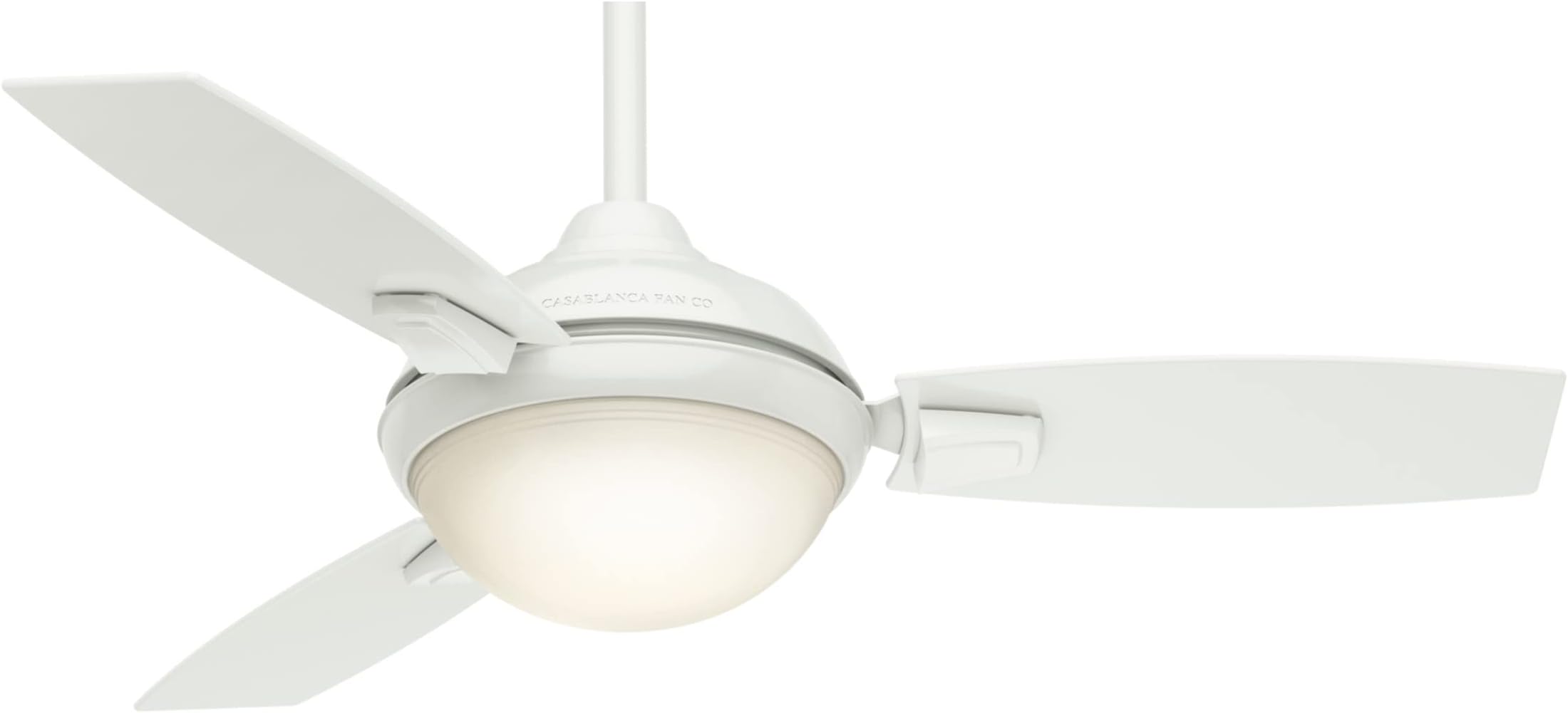 Hunter Fan Company 59153, 44 inch Verse Snow White Indoor / Outdoor Ceiling Fan with LED Light Kit and Handheld Remote