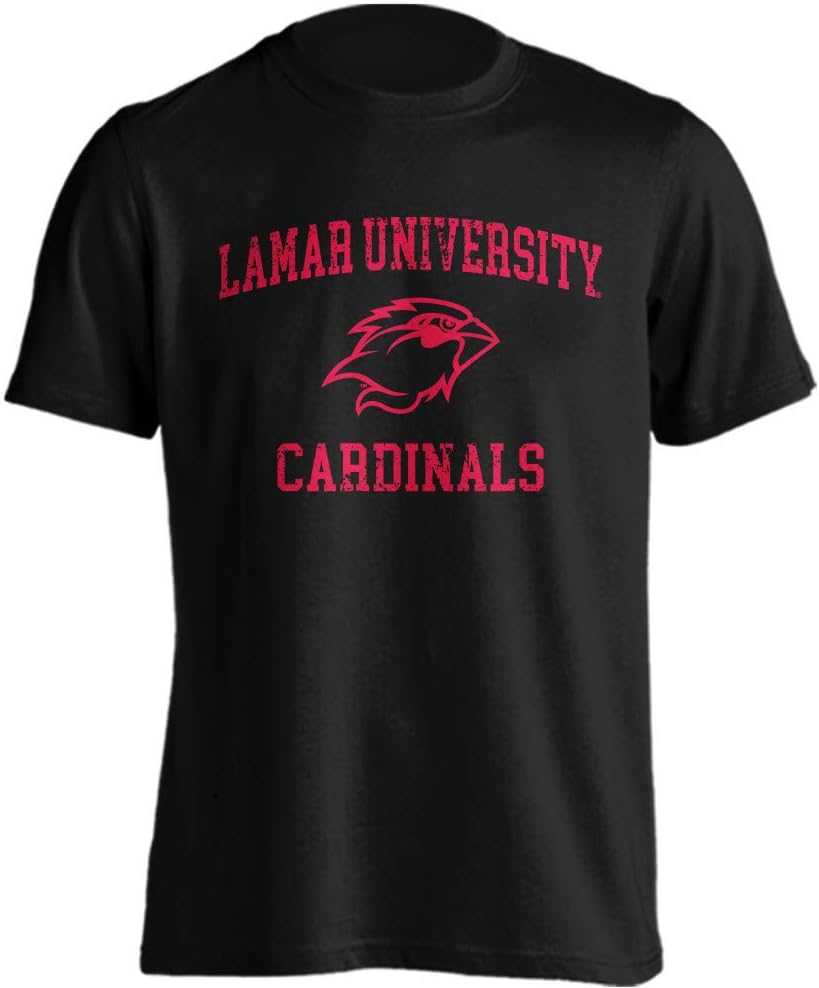 Sport Your Gear Lamar University Cardinals LU Distressed Retro Logo T-Shirt
