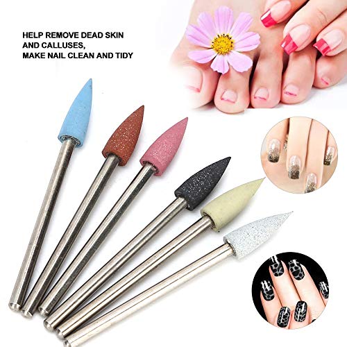Set de 6 Puntas para Taladro de Uñas para Manicura y Pedicura miniatura 3