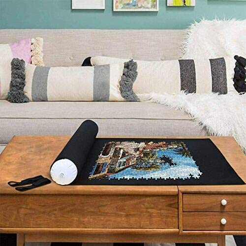 Dilian Jigsaw Puzzle Roll Mat Felt Mat for Puzzle Storage Puzzle Saver Up