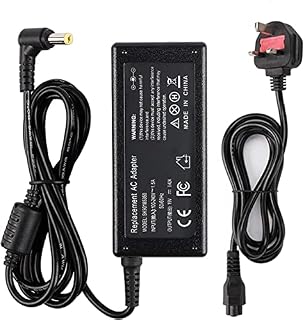 Zasunky Acer 65W Laptop Charger for Acer Aspire Power Adapter 19V 3.42A with Power Cord for A315 A515 A517 E1 E5 E14 E15 ES14 ES15 F15 F5 M3 M5 V3 V5 V7 V14 V15 V17 ect,Yellow connecter tips 5.5x1.7mm