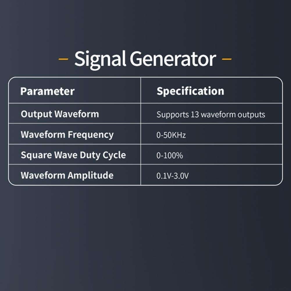 DSO-TC4 3-en-1 Osciloscopio Digital 10MHz 48Ms/s Probador Componente con Generador de Señal