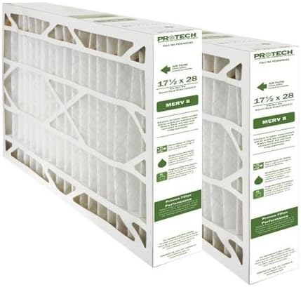 Case of (2) OEM Rheem/Ruud Replacement ProTech MERV8 Media Filters PD540041 17.5 X 28 X 5