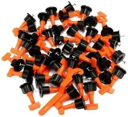 Flat Ceramic Floor Wall Construction Tools Tile Levelling System Kit Tools Reusable Set 50 pcs.