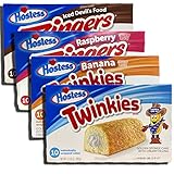 Ultimate Twinkie Variety Pack With Zingers | Four Flavors: Original, Chocolate Zingers, Banana, Berry Zingers | 4 10-Packs (40 Total)