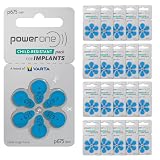 Power One - Batterie per impianti cocleari (120 batterie)