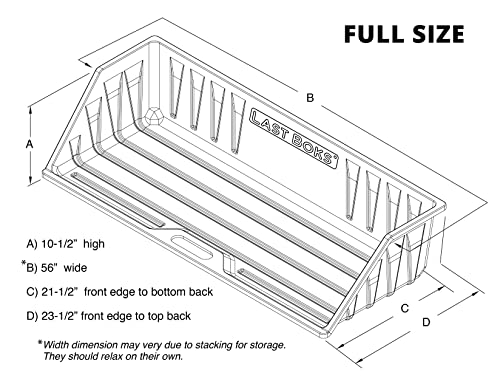 Full Size Truck Bed Cargo Box - Slides Out Onto Tailgate for Easy Access to Load and Unload - Stores and Protects Cargo in Your Truck Bed