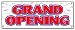 GRAND OPENING BANNER SIGN new store sign signs