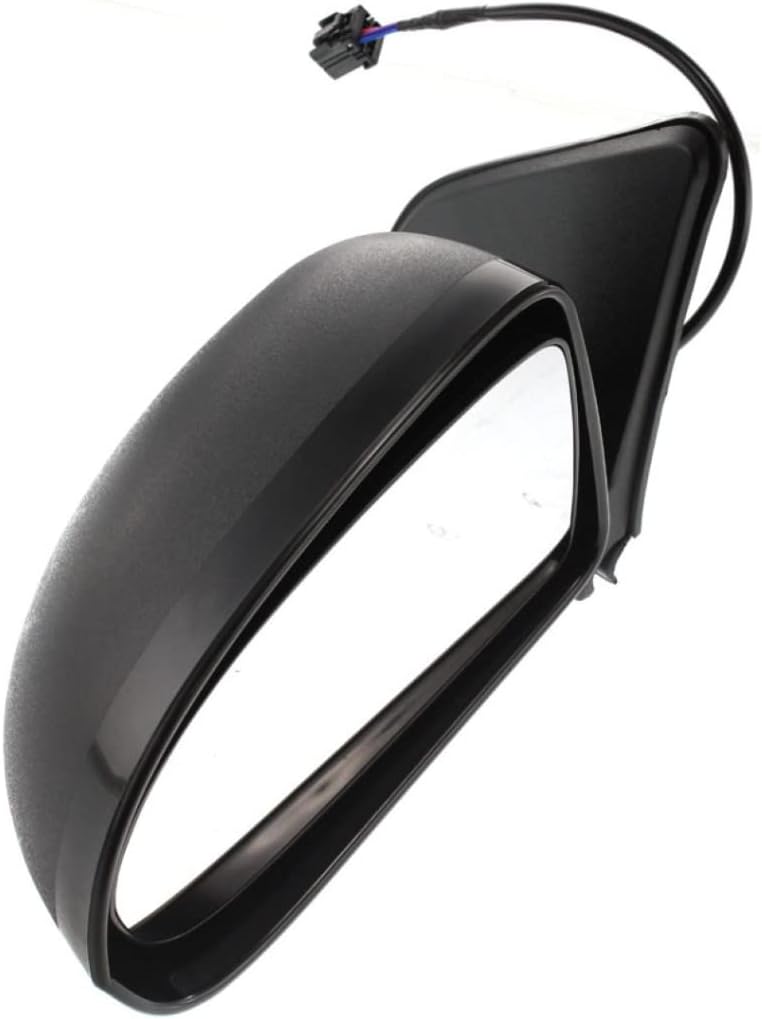 For Jeep Compass 2007 2008 2009 2010 Door Mirror Driver Side Power | Non-Heated | Textured Black | Replacement For CH1320263 | 5115043AG