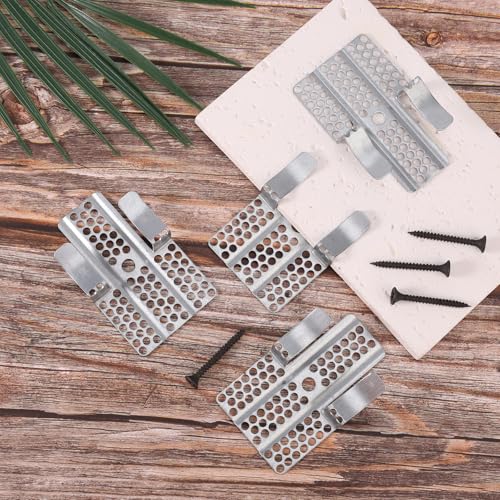 BOXOB 12-Teilige Trockenbau Reparaturklammern, Robuste Trockenbau-Reparaturklammern aus Stahl mit 24cps-Schrauben Wandloch-Flickensatz für Holz- und Stahlbolzen (Splitter)