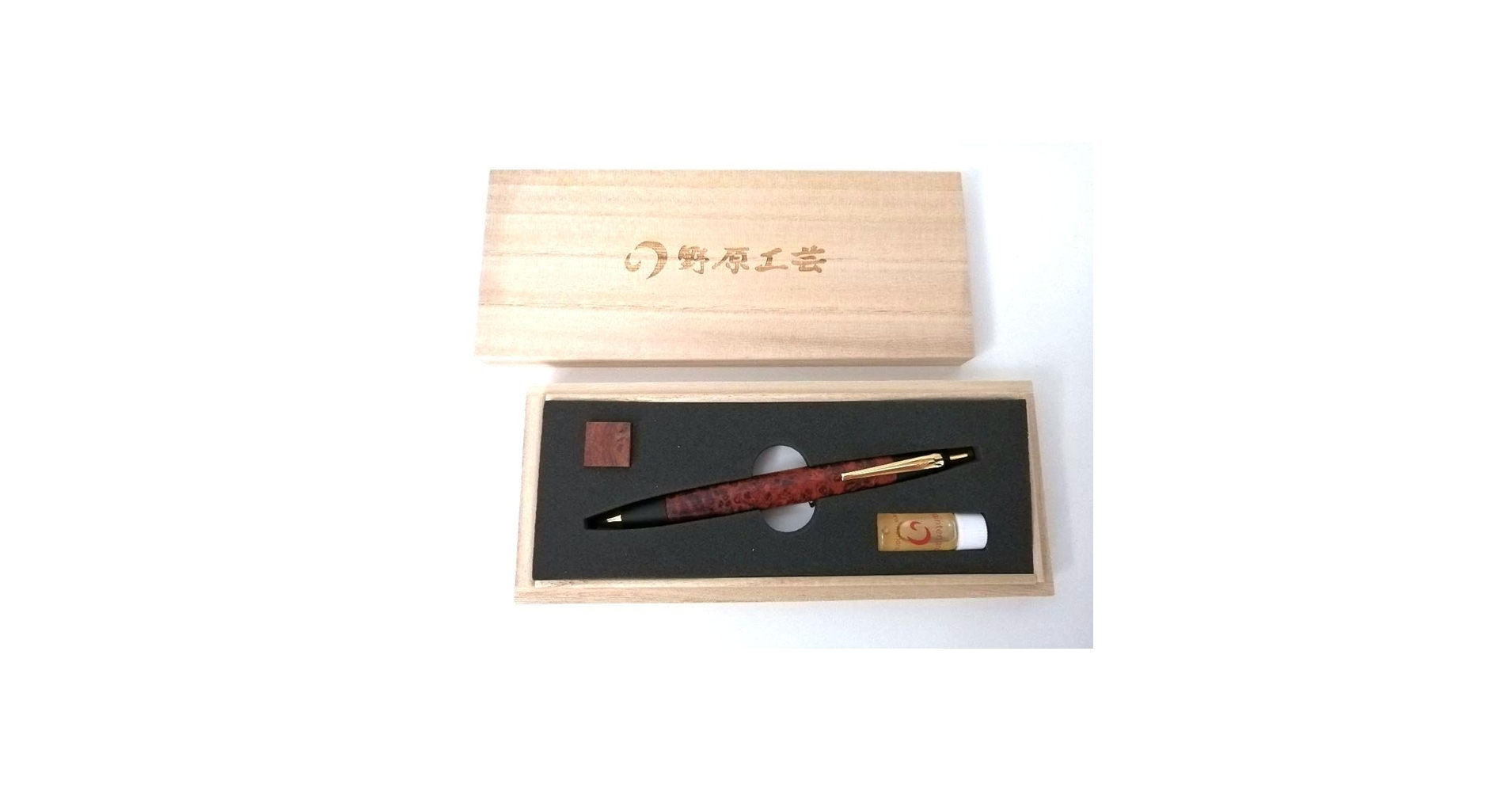 急ぎ大特価　 2023s野原工芸「特上花梨瘤スタンダードボールペン」 野原工芸 特上花梨瘤 ボールペン スタンダード ゴールド｜Yahoo